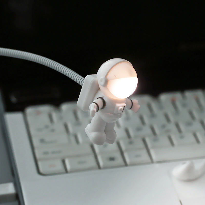 云木雜貨 創意宇航員USB小夜燈LED隨身燈便攜式電源充電寶小夜燈